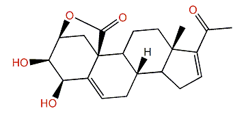 3,4-Dihydroxy-20-oxopregna-5,16-dien-19,2-olide