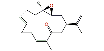 3,4-Epoxy-7,11,15-cembratrien-13-one