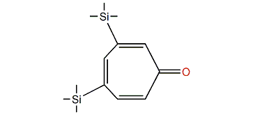 3,5-Bis(trimethylsilyl)-2,4,6-cycloheptatrien-1-one