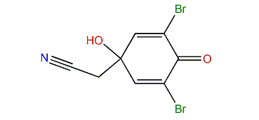 (3,5-Dibromo-1-hydroxy-4-oxocyclohexa-2,5-dien-1-yl)-acetonitrile