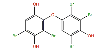 3,5-Dibromo-2-(2,3,5-tribromo-4-hydroxyphenoxy)-1,4-benzenediol