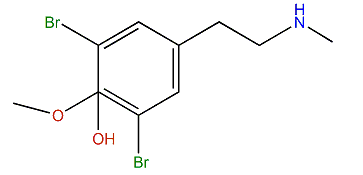 3,5-Dibromo-4-methoxy-N-methyltyramine