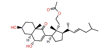 (22E)-3,6-Dihydroxy-11-acetoxy-9,11-secocholesta-7,22-dien-9-one