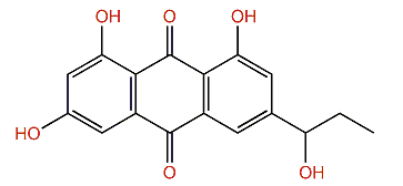 3-(1'-Hydroxypropyl)-1,6,8-trihydroxy-9,10-anthraquinone