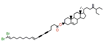 (E,E)-3-O-(18,18-Dibromo-9,17-octadecadien-5,7-diynoyl)-xestosterol