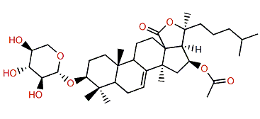 3-O-b-D-Xylopyranosyl-16b-acetoxyholost-7-ene