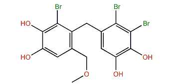 3-Bromo-4-(2,3-dibromo-4,5-dihydroxybenzyl)-5-methoxymethylpyrocatechol