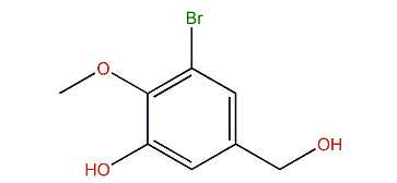 3-Bromo-5-(hydroxymethyl)-2-methoxyphenol