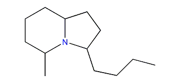 3-Butyl-5-methyloctahydroindolizine
