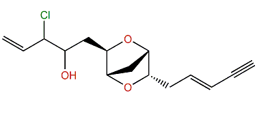 3-Chloro-6,9-7,10-diepoxy-1,12-pentadecadien-14-yn-4-ol