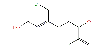 (2Z,6E)-3-Chloromethyl-6-methoxy-7-methyl-2,7-octadien-1-ol