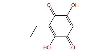 3-Ethyl-2,5-dihydroxy-1,4-benzoquinone