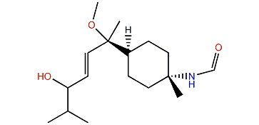 3-Formamido-8-methoxybisabolan-9-en-10-ol
