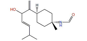3-Formamidobisabolane-14(7),9-dien-8-ol