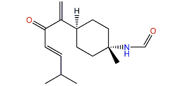 3-Formamidobisabolane-14(7),9-dien-8-one