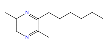 3-Hexyl-2,5-dimethyl-5,6-dihydropyrazine