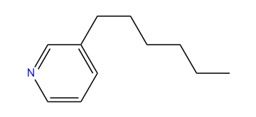 3-Hexylpyridine