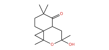3-Hydroxy-1a,3,6,6-tetramethylhexahydro-2-oxacyclopropa[d]naphthalen-5-one