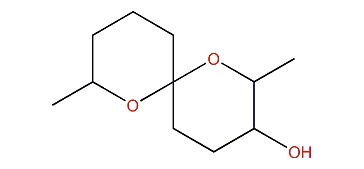 3-Hydroxy-2,8-dimethyl-1,7-dioxaspiro[5.5]undecane