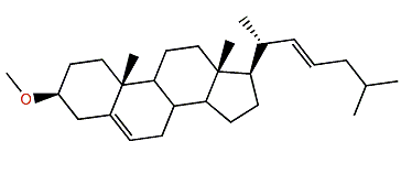 3-Methoxycholesta-5,22-diene