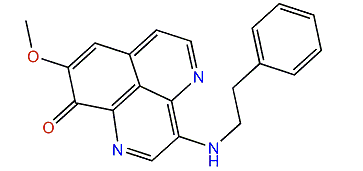 3-(Phenethylamino)-demethyl(oxy)-aaptamine