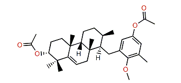 O,C(3)-Seco-9-ene-6b-taondiol