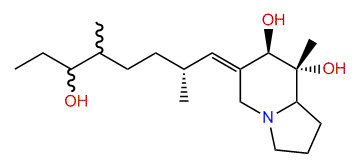 (8S,Z)-6-((R)-6-Hydroxy-2,5-dimethyloctylidene)-8-methyloctahydroindolizine-7,8-diol