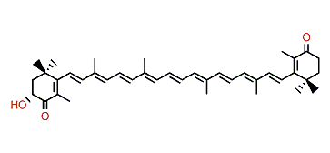 (3R)-3-Hydroxy-beta,beta-carotene-4,4'-dione