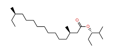 (3R,13R,1S)-1-ethyl-2-methylpropyl 3,13-dimethylpentadecanoate