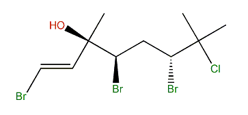(1E,3R,4R,6R)-1,4,6-Tribromo-7-chloro-3,7-dimethyl-1-octen-3-ol