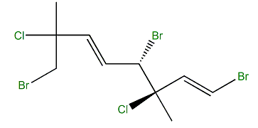 (1E,3R,4S,5E)-1,4,8-Tribromo-3,7-dichloro-3,7-dimethyl-1,5-octadiene