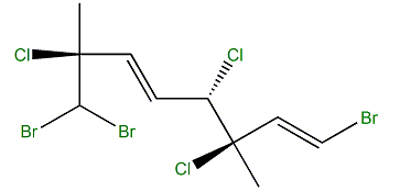 (1E,3R,4S,5E,7S)-1,8,8-Tribromo-3,4,7-trichloro-3,7-dimethyl-1,5-octadiene
