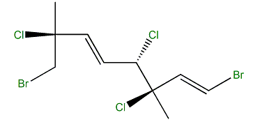 (1E,3R,4S,5E,7S)-1,8-Dibromo-3,4,7-trichloro-3,7-dimethyl-1,5-octadiene