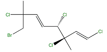 (1E,3R,4S,5E)-8-Bromo-1,3,4,7-tetrachloro-3,7-dimethyl-1,5-octadiene