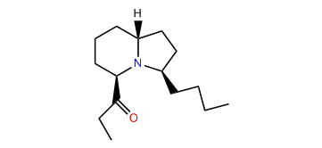 (3R,5R,9R)-3-Butyl-5-(1-oxopropyl)-indolizidine