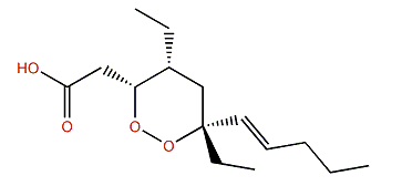 (3R,4R,6R,7E)-3,6-Epidioxy-4,6-diethyl-7-undecenoic acid