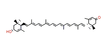 (3R,6R,6'S)-3-Hydroxy-epsilon,epsilon-caroten-3'-one