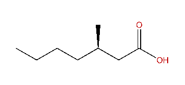 (3R)-3-Methylheptanoic acid