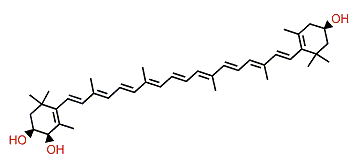 (3S,3'R,4R)-beta,beta-Carotene-3,3',4-triol