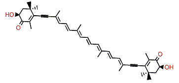 (3S,3'S)-7,8,7',8'-Tetradehydro-3,3'-dihydroxy-beta,beta-carotene-4,4'-dione