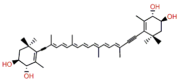 (3S,4S,3'S,4'S)-7,8,7',8'-Tetradehydro-beta,beta-carotene-3,4,3',4'-tetrol