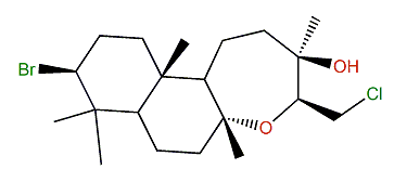 (3S,5R,8R,9R,10S,13R,14S)-3-Bromo-15-chloro-8,14-epoxy-13-labdanol