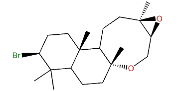 (3S,5R,8R,9R,10S,13R,14S)-3-Bromo-8,15-13,14-diepoxylabdane