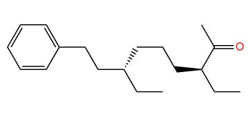 (3S,7S)-3,7-Diethyl-9-phenylnonan-2-one