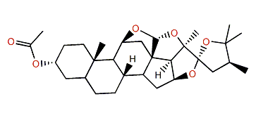 3a-Acetoxy-11,18b-18,20b-22,25-Triepoxy-24-methyl-5a-furostane