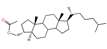 3a-Acetoxymethyl-A-nor-5a-cholestane