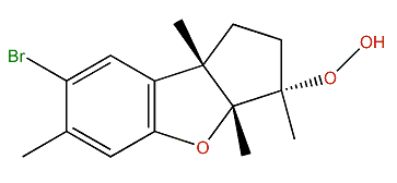 3a-Hydroperoxy-3-epiaplysin