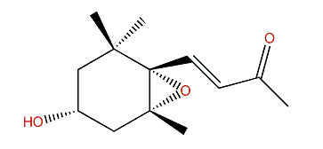 3a-Hydroxy-5,6-epoxy-7-megastigmen-9-one