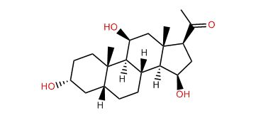 3a,11b,15b-Trihydroxy-5b-pregnan-20-one