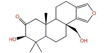 3a,17-Dihydroxy-13(16),14-spongiadien-2-one